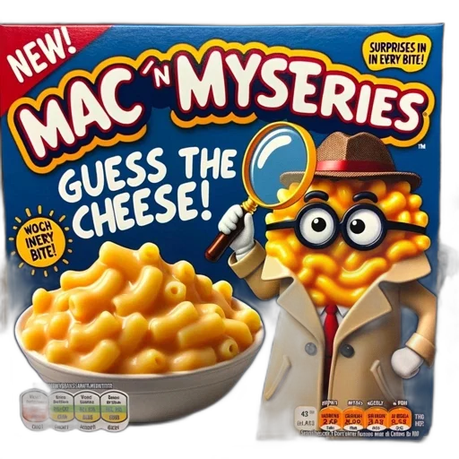 food, package, mac, mysteries transparent PNG cut-out