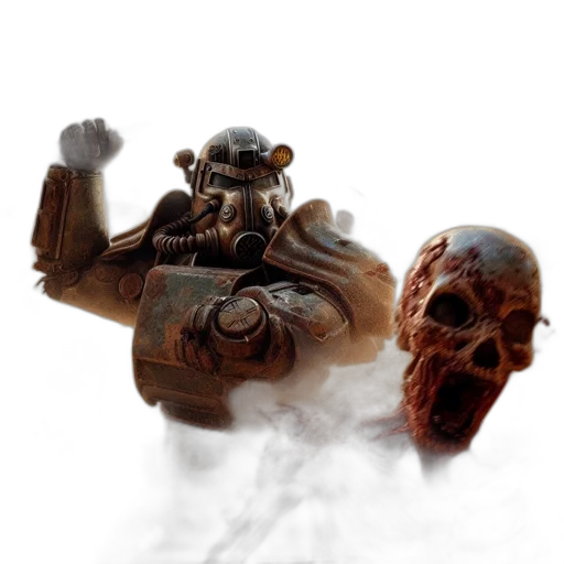 robot, mask, weapon, creature transparent PNG cut-out
