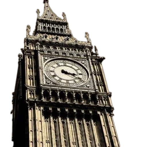 building, 3d render, photorealistic, sepia-toned transparent PNG cut-out
