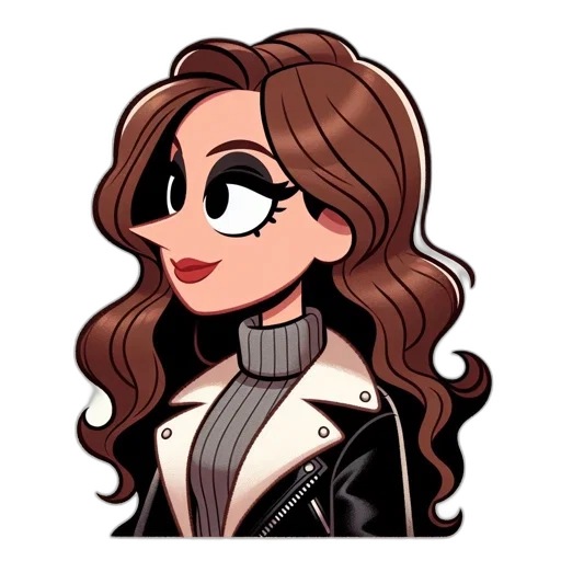 jacket, cartoon, pixel art, comic book art transparent PNG cut-out