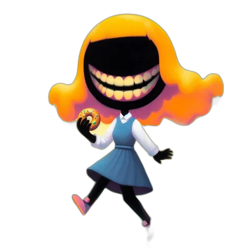 staff, mask, dress, creature transparent PNG cut-out
