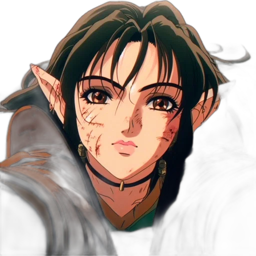 face, dragon, fantasy art, watercolor transparent PNG cut-out