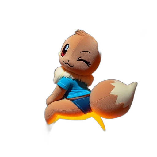 staff, creature, animal, 3d render transparent PNG cut-out