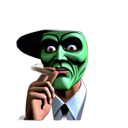 mask, face, hat, staff transparent PNG cut-out