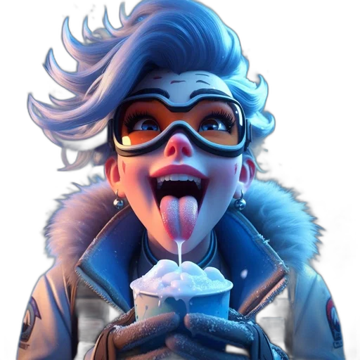 jacket, face, staff, concept art transparent PNG cut-out