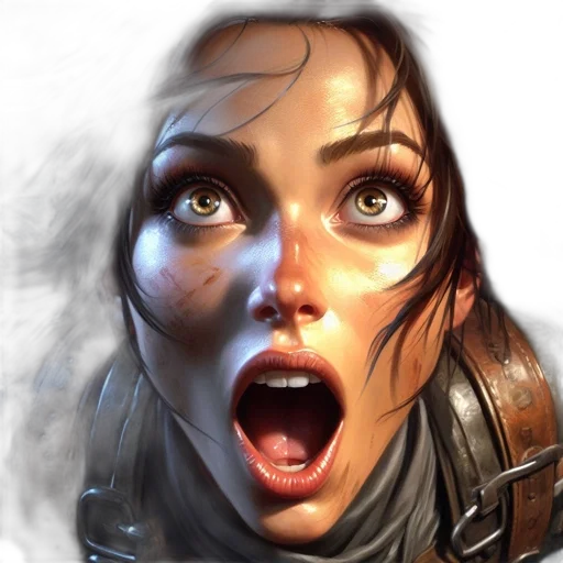 face, robot, weapon, concept art transparent PNG cut-out