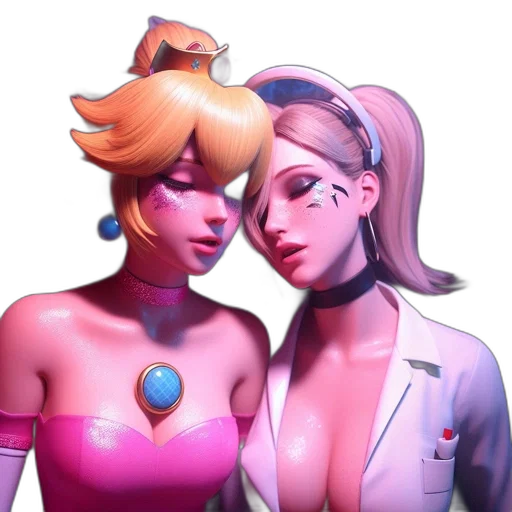 staff, concept art, 3d render, vaporwave transparent PNG cut-out