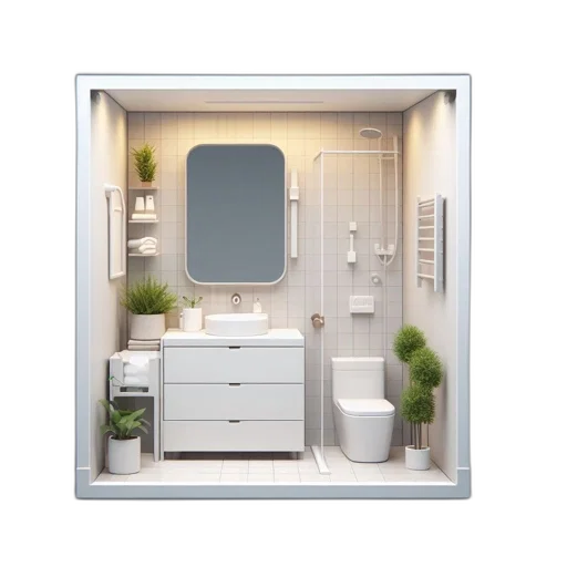 furniture, 3d render, photorealistic, monochrome transparent PNG cut-out