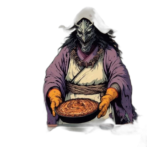 food, mask, dragon, jacket transparent PNG cut-out