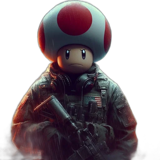 weapon, robot, hat, mask transparent PNG cut-out
