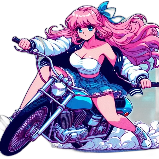 vaporwave, anime, pixel art, cartoon transparent PNG cut-out