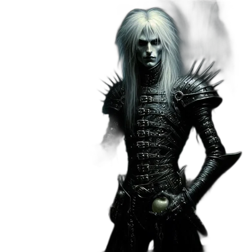staff, sword, hair, mask transparent PNG cut-out