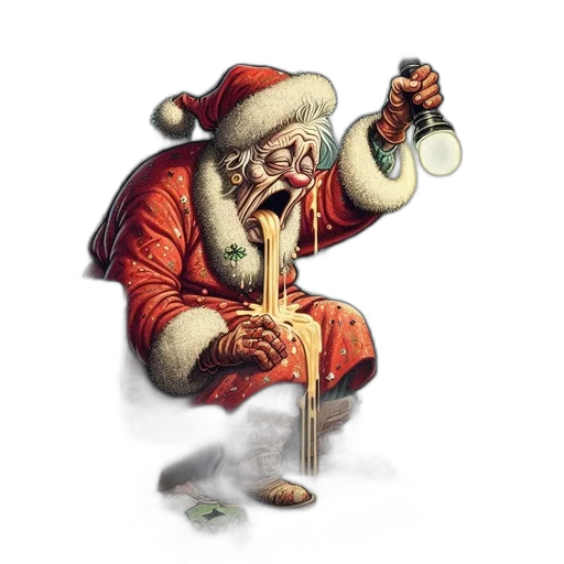 staff, concept art, weathered, santa transparent PNG cut-out