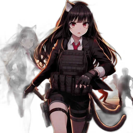 weapon, staff, animal, jacket transparent PNG cut-out