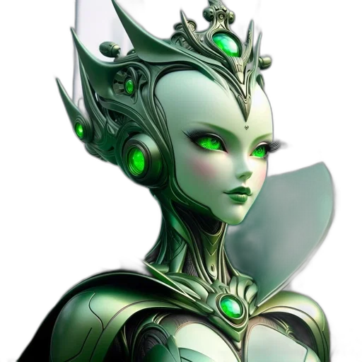crown, robot, mask, jewelry transparent PNG cut-out