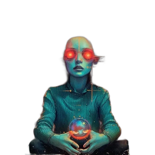 mask, robot, face, jacket transparent PNG cut-out