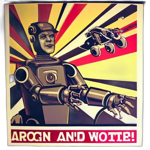 robot, weapon, comic book art, concept art transparent PNG cut-out