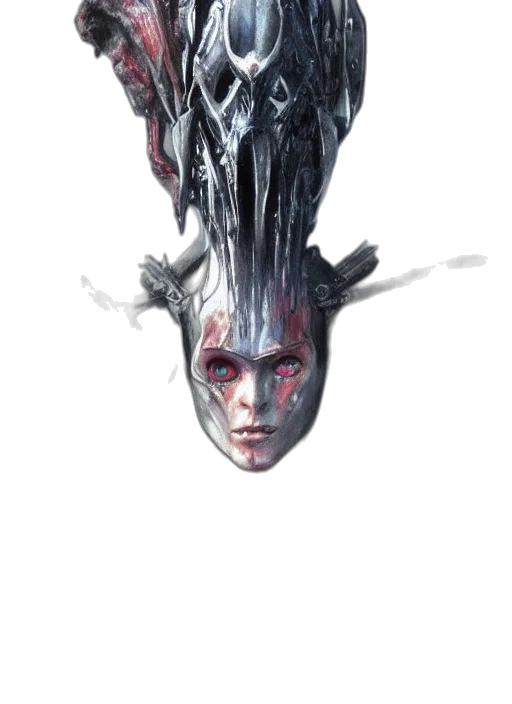 mask, face, creature, crown transparent PNG cut-out