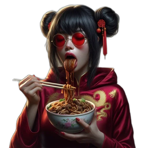 food, face, mask, comic book art transparent PNG cut-out