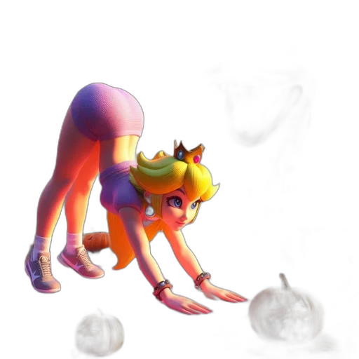 creature, animal, crown, staff transparent PNG cut-out