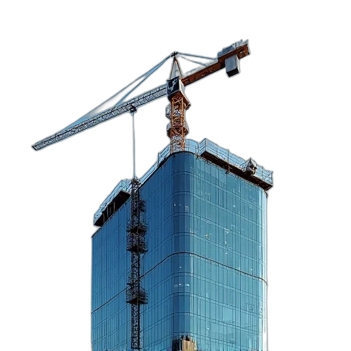 building, staff, weapon, robot transparent PNG cut-out
