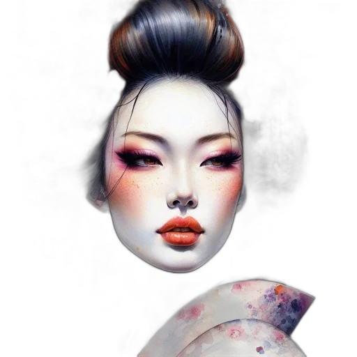 face, mask, photorealistic, fantasy art transparent PNG cut-out
