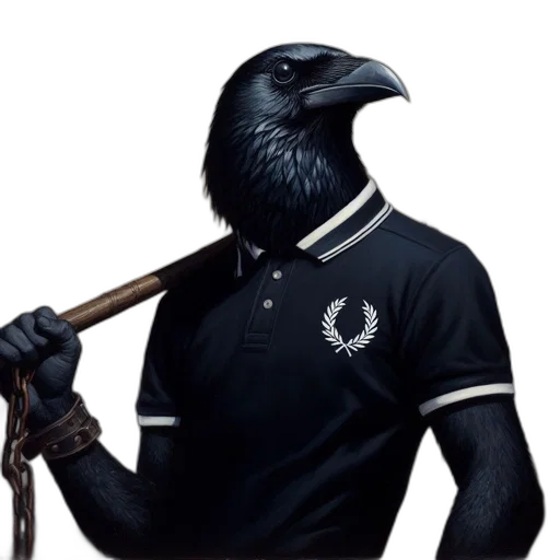staff, animal, jacket, fantasy art transparent PNG cut-out