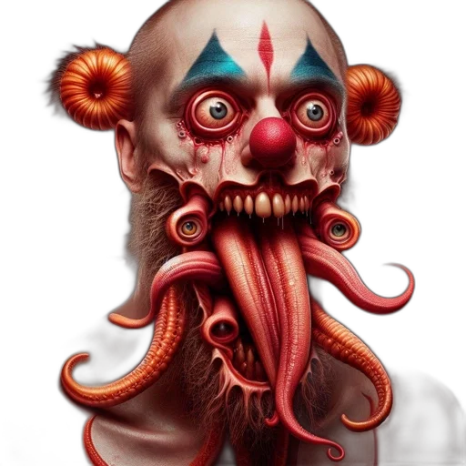 creature, mask, face, concept art transparent PNG cut-out