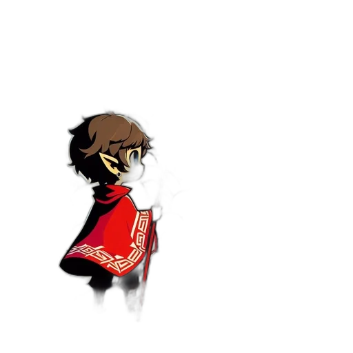 jacket, staff, mask, pixel art transparent PNG cut-out