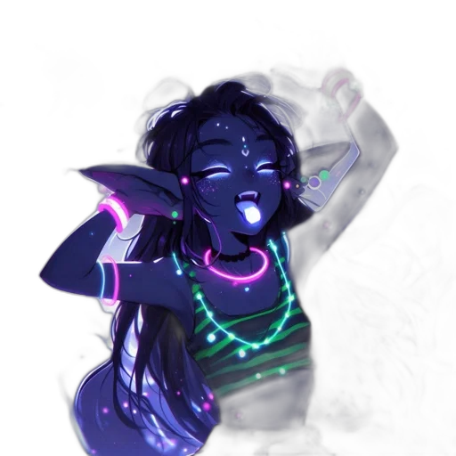mask, jewelry, creature, staff transparent PNG cut-out