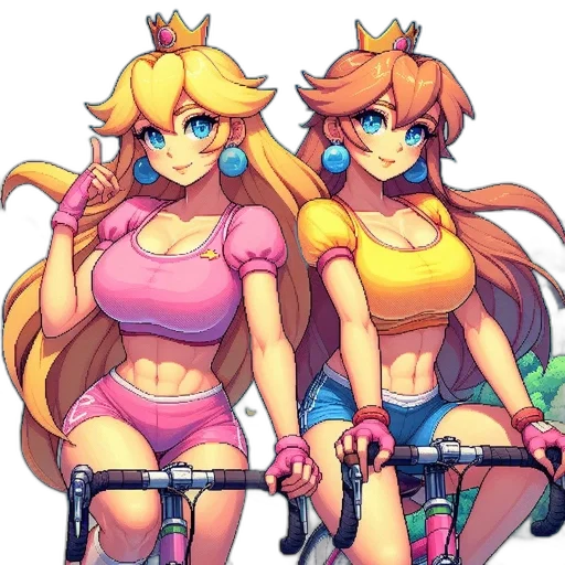 crown, dress, pixel art, concept art transparent PNG cut-out