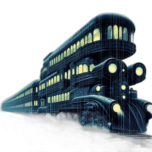 building, car, concept art, 3d render transparent PNG cut-out