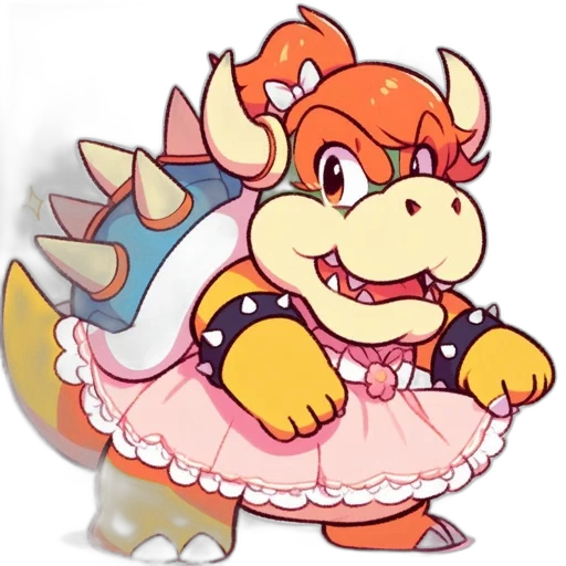 dress, dragon, crown, creature transparent PNG cut-out