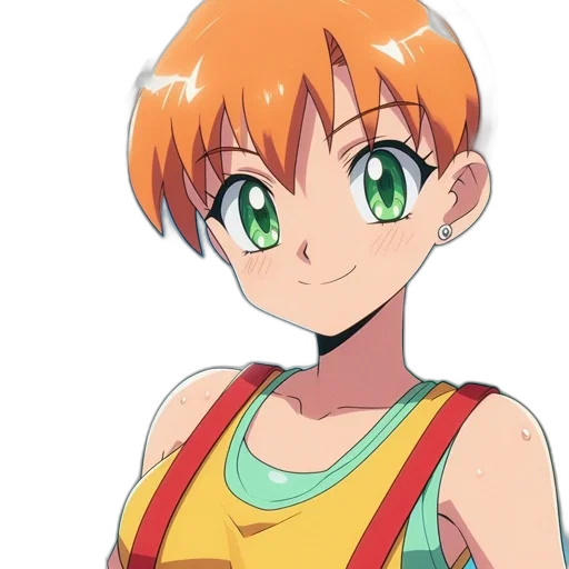 staff, dress, face, anime transparent PNG cut-out