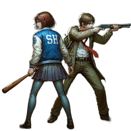 jacket, weapon, staff, concept art transparent PNG cut-out