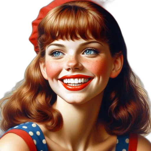 face, photorealistic, oil painting, cartoon transparent PNG cut-out