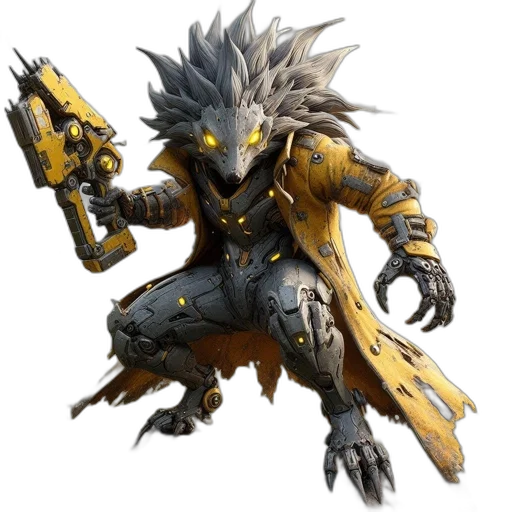 weapon, dragon, creature, staff transparent PNG cut-out
