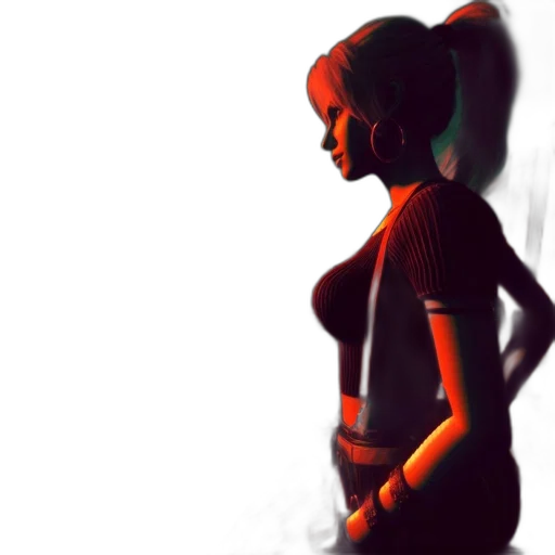 dress, robot, staff, face transparent PNG cut-out