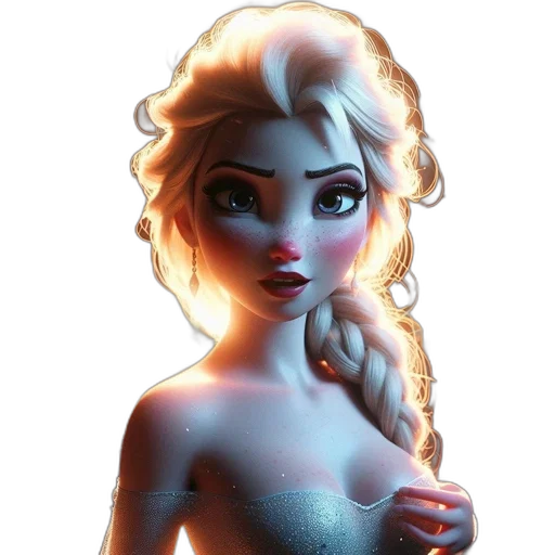 dress, fantasy art, concept art, 3d render transparent PNG cut-out