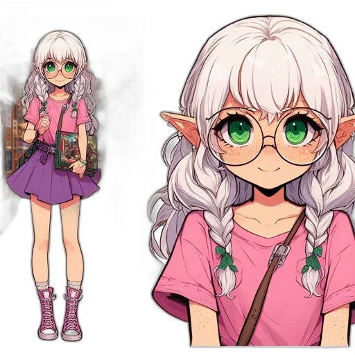 staff, concept art, fantasy art, anime transparent PNG cut-out