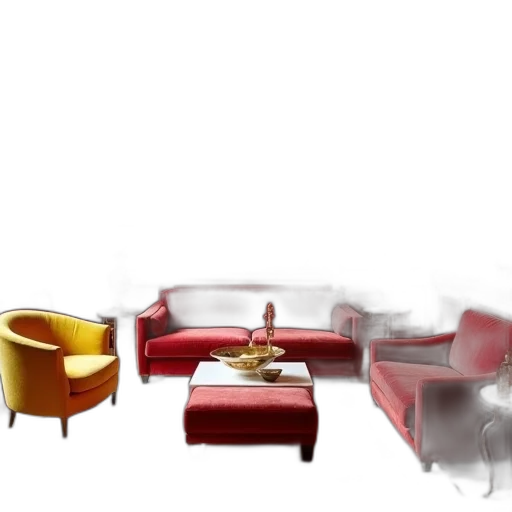 furniture, 3d render, concept art, photorealistic transparent PNG cut-out