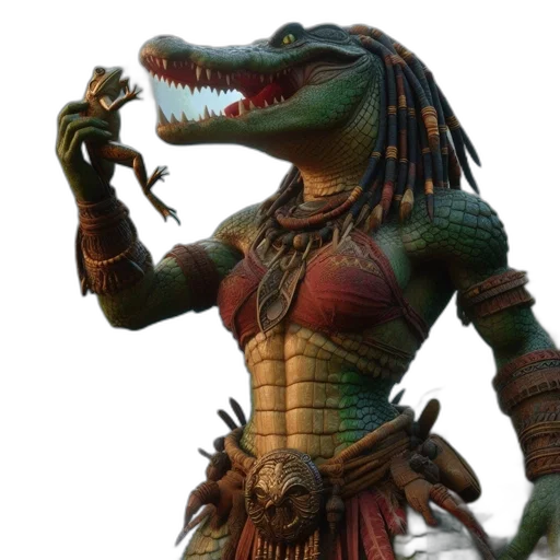 dragon, creature, animal, staff transparent PNG cut-out