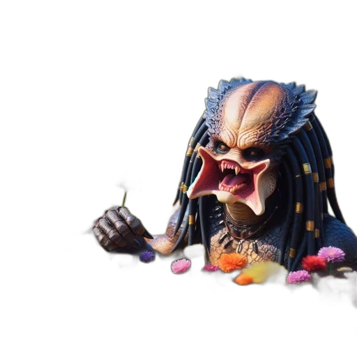 creature, food, mask, dragon transparent PNG cut-out