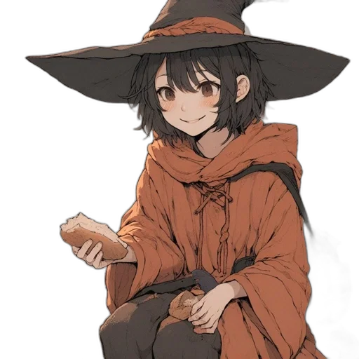 hat, staff, creature, weapon transparent PNG cut-out