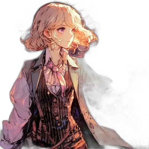 staff, dress, face, jacket transparent PNG cut-out