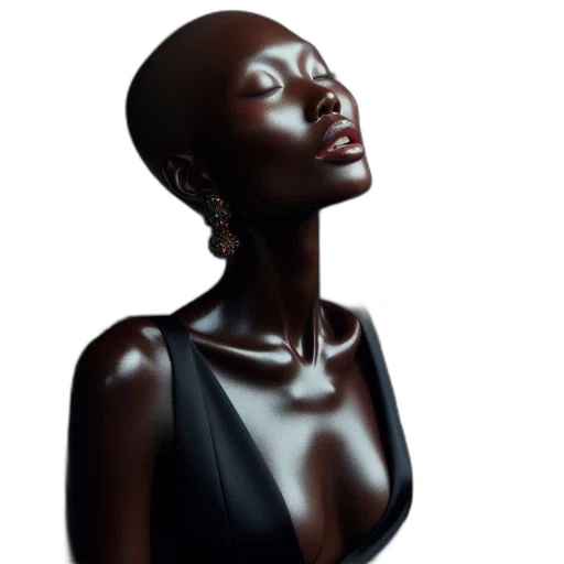 jewelry, dress, face, hair transparent PNG cut-out
