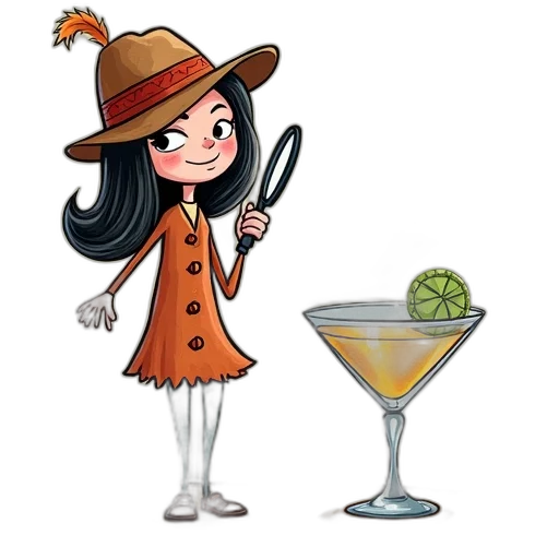 staff, hat, cartoon, concept art transparent PNG cut-out