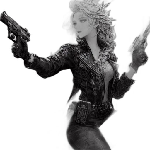 weapon, jacket, concept art, comic book art transparent PNG cut-out
