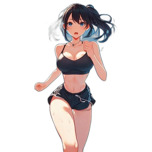 dress, anime, concept art, pixel art transparent PNG cut-out