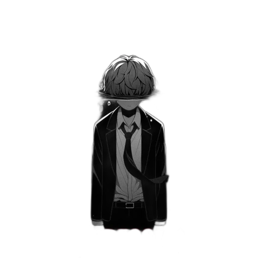 jacket, mask, hat, hair transparent PNG cut-out